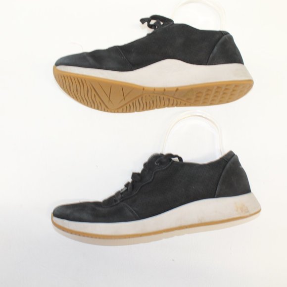 Dansko Shoes Womens 40 US 9.5 Christina Sneaker 4254100302 Black Leather Lace Up - Picture 6 of 11